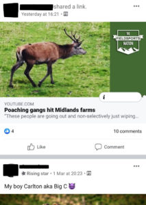 Facebook group post