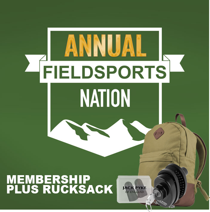 Fieldsports Nation annual membership + free rucksack