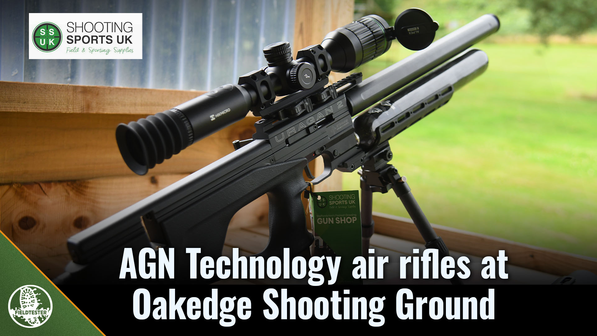 AGN Technology airguns on test at Oakedge Shooting Ground’s airgun range